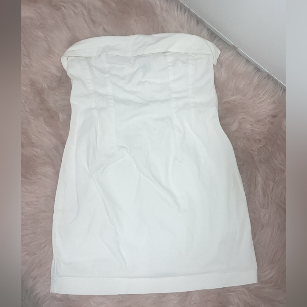 Wild Fable Strapless White Dress